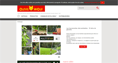 Desktop Screenshot of es.outils-wolf.com